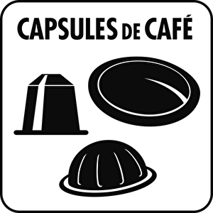 Pictogramme capsule de café