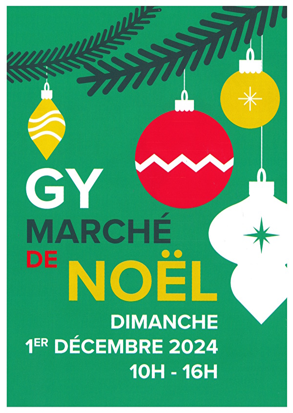 Image flyer du marché de noel