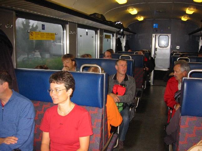 Der Personalausflug führte von Elgg mit dem Zug nach Schinznach Bad