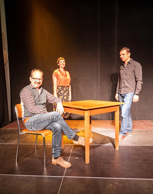 Die neue Leitung der Zwischenbühne (von links): Mario Schubiger (Geschäftsführer), Stefanie Frick (Betriebsleiterin), Philipp Peter (Vereinspräsident).