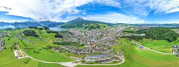 Luftbild Horw Mai 2024 (Bild: Air-View)