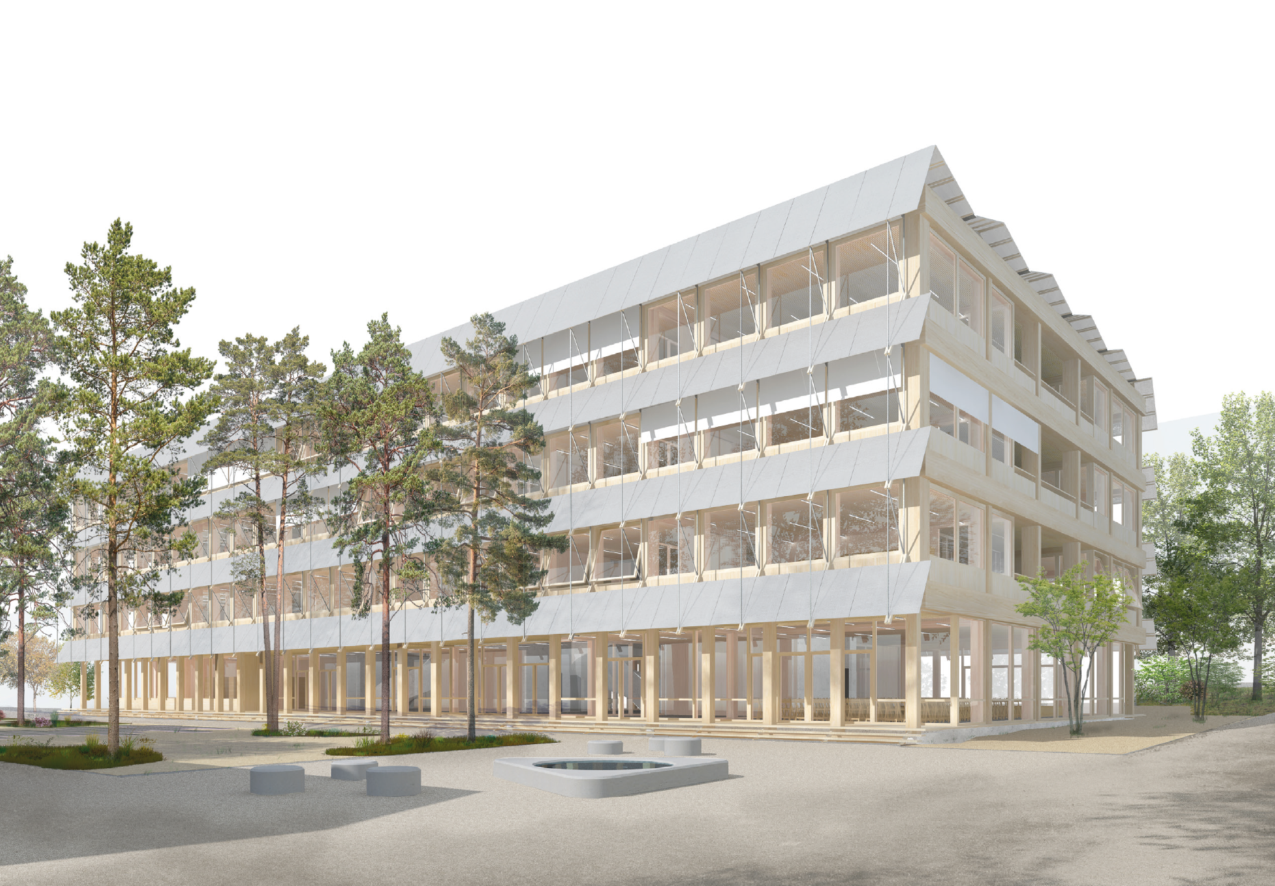 Visualisierung Schulhaus Allmend Horw