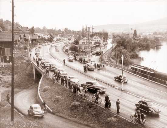 Erster Autobahnabschnitt bei Ennethorw