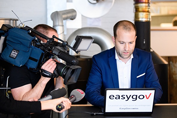 Medienkonferenz zur Lancierung von easygov.swiss am 6. November 2017