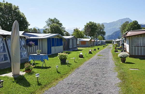 Der TCS-Campingplatz in Horw.