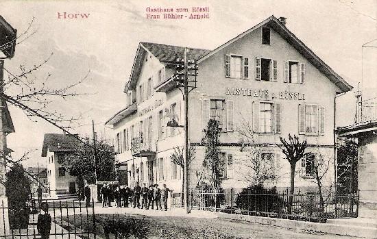 Gasthaus Rössli, um 1916, erbaut 1886