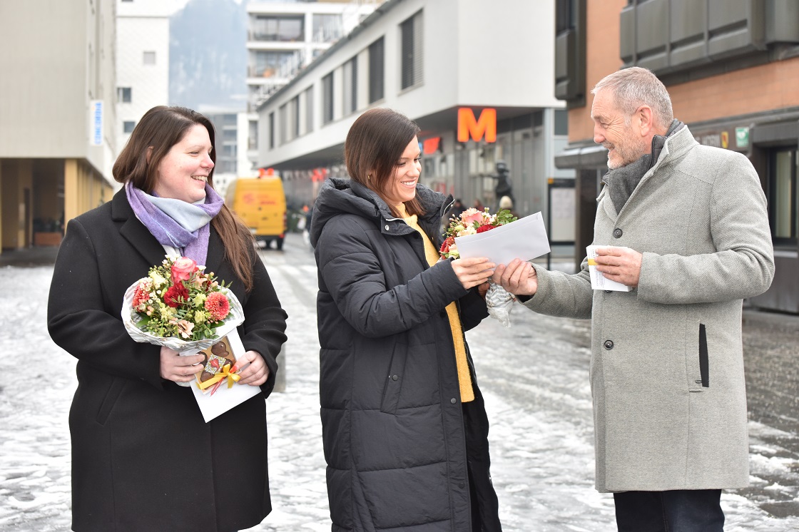 15000ste einwohnerin
