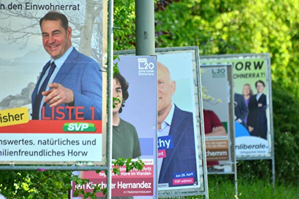 Horwer Wahlplakate