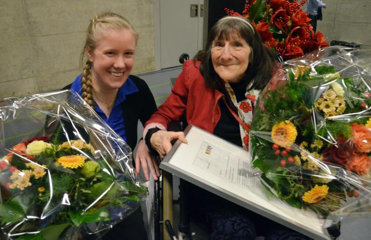 links: Eveline Meier (Förderpreis); rechts: Micheline Klapproth (Anerkennungspreis)