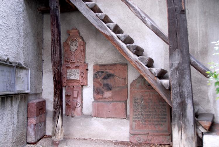 Innenhof, St. Arbogast Kirche