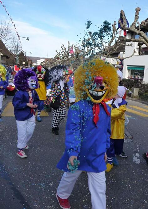 Waggis an der Kinderfasnacht