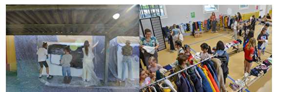 Graffiti Workshop und Kleidertausch an der Happy Oase in Muttenz