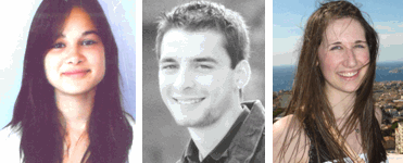 Janine Elsener, Cyrill Siegrist und Sarah Thüring