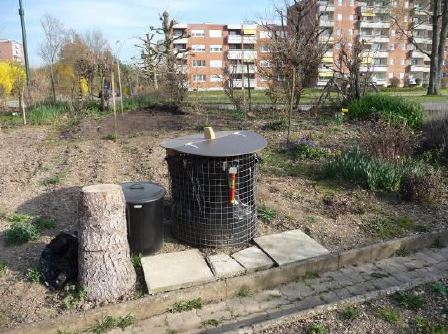 Quartierkompost Seemättli, Gebiet Rothausstrasse