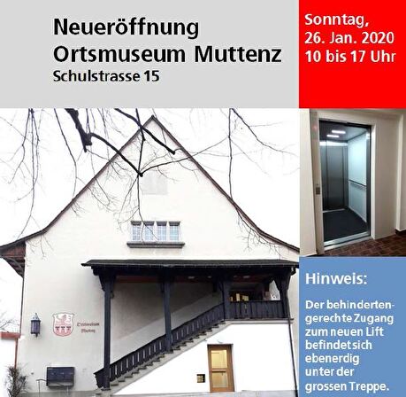 Eingang Ortsmuseum Muttenz