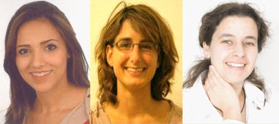Dina Ohanna (links), Nicole Meyer (Mitte), Nadia Di Bella (rechts)