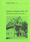 Grünes Titelblatt der Muttenzer Schriften 4 mit Titel Chronik von Muttenz 1904 - 1912