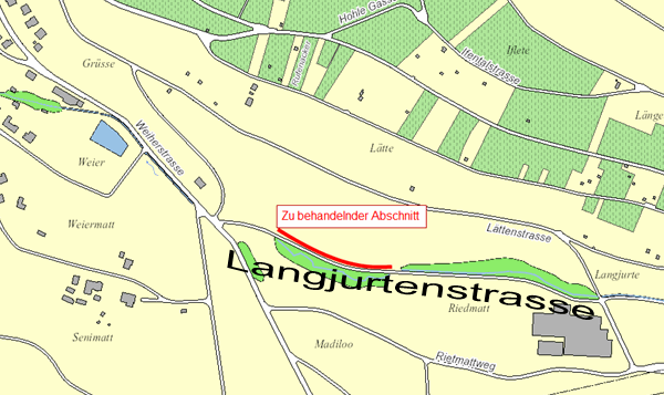 Langjurtenstrasse gesperrt