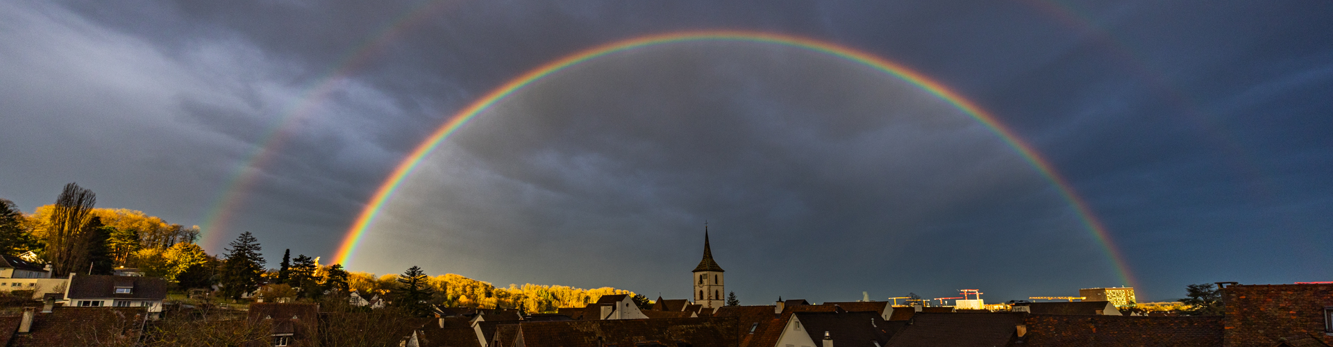 Regenbogen über Muttenz