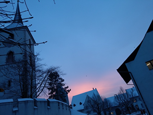 Kirche St. Arbogast im Winter