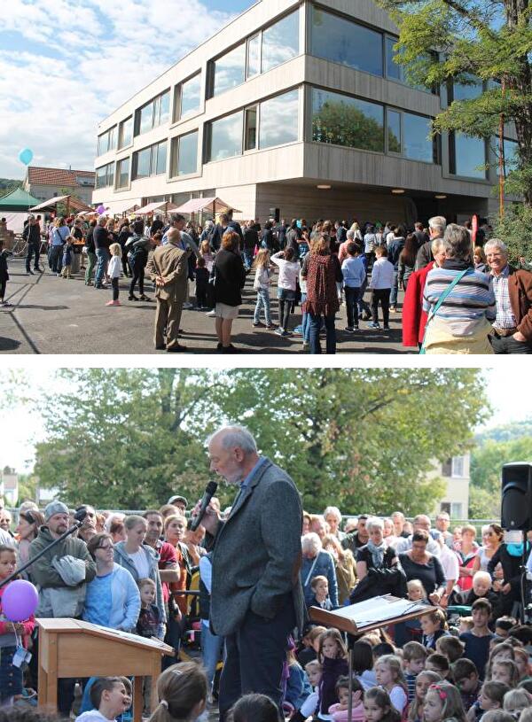 Foto Eröffnungsfest Schulhaus Gründen