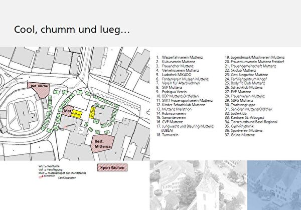 Lageplan cool, chumm und lueg