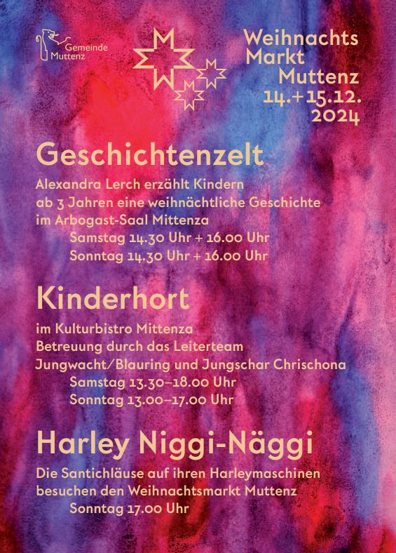 Flyer Weihnachtsmarkt