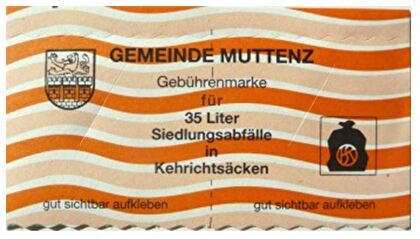 Alte Gebührenmarke