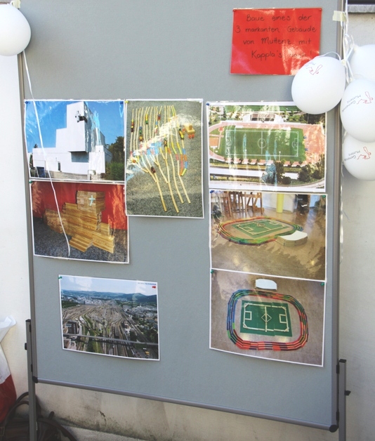 An der Gewerbeschau vom 20. bis 22. September 2013 haben Kinder die Gemeinde Muttenz auf kreative Art dargestellt. Gerne zeigen wir die Kunstwerke und danken den jungen Künstlerinnen und Künstlern für ihr fantasievolles Mitwirken.