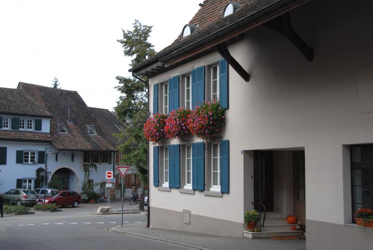 Blick von der Burggasse 1 Richtung Oberdorfstrasse