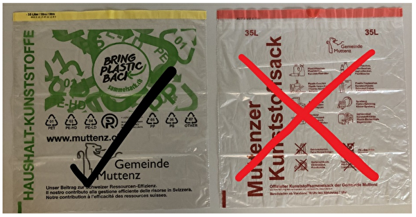 Kunststoffsammelsäcke NEU und ALT