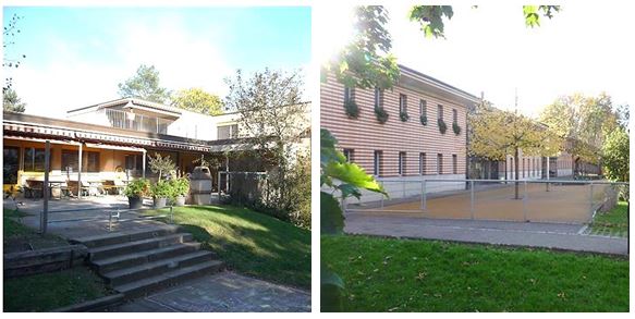 Tagesheim Sonnenmatt (links) und Tagesheim Unterwart (rechts)