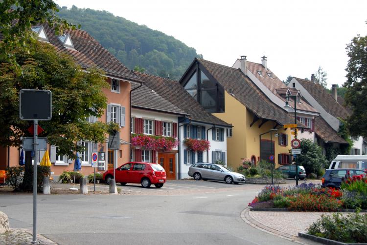 Oberdorf 1 (Bürgergemeinde) Richtung Oberdorf gesehen
