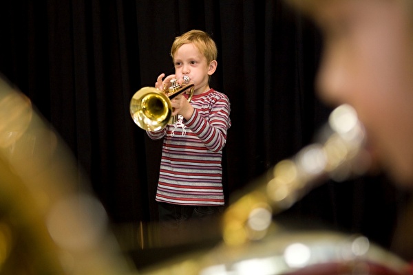 Der kleine Trompeter von Muttenz - zum Tag der Musikinstrumente und Besucherwoche bei AMS