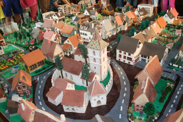 Tonmodell der Klasse 4d vom Schulhaus Hinterzweien 

