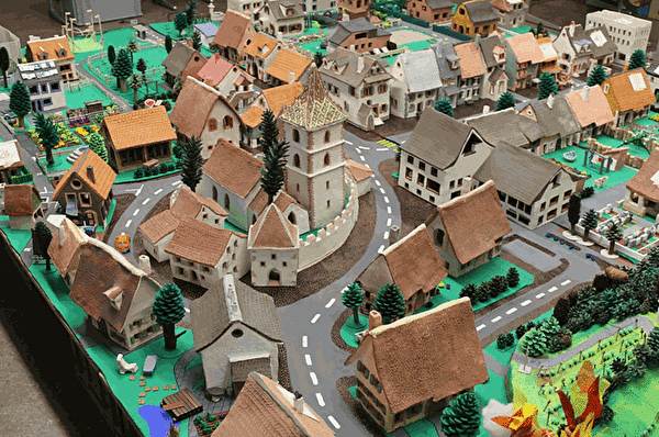 Tonmodell Muttenz der Klasse 4d Schulhaus Hinterzweien
