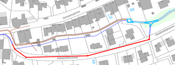Plan über das Bauvorhaben