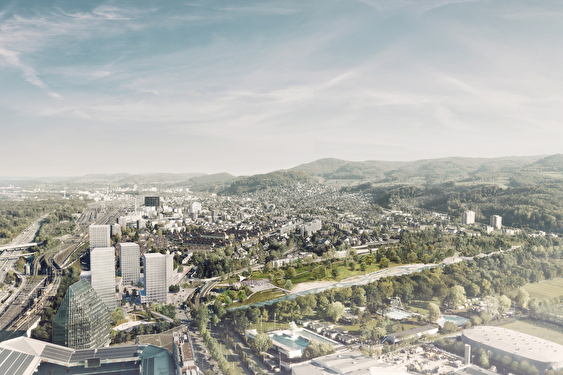 Visualisierung Hagnau/Schänzli, Panorama