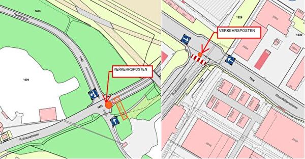 Plan Sperrung Rothausstrasse