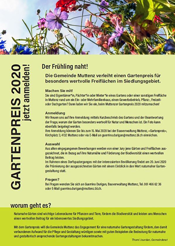 Gartenpreis 2020