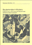 Gelbes Titelblatt der Muttenzer Schriften - 6 mit Titel Baudenmäler in Muttenz