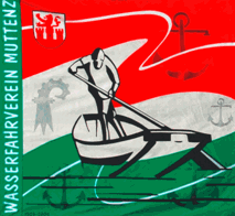 Logo ein Anker und Wasserfahrer
