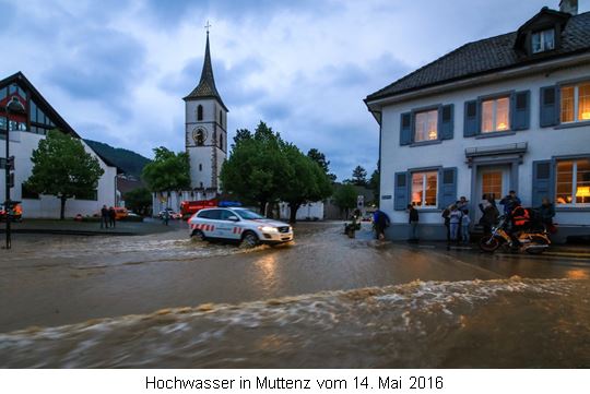 Hochwasser in Muttenz