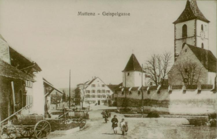 Blick auf St. Arbogast Kirche