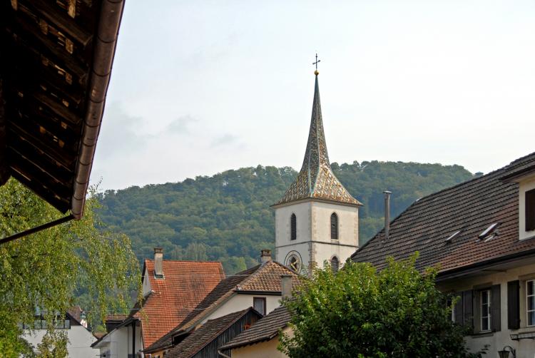 Blick auf St. Arbogast Turm