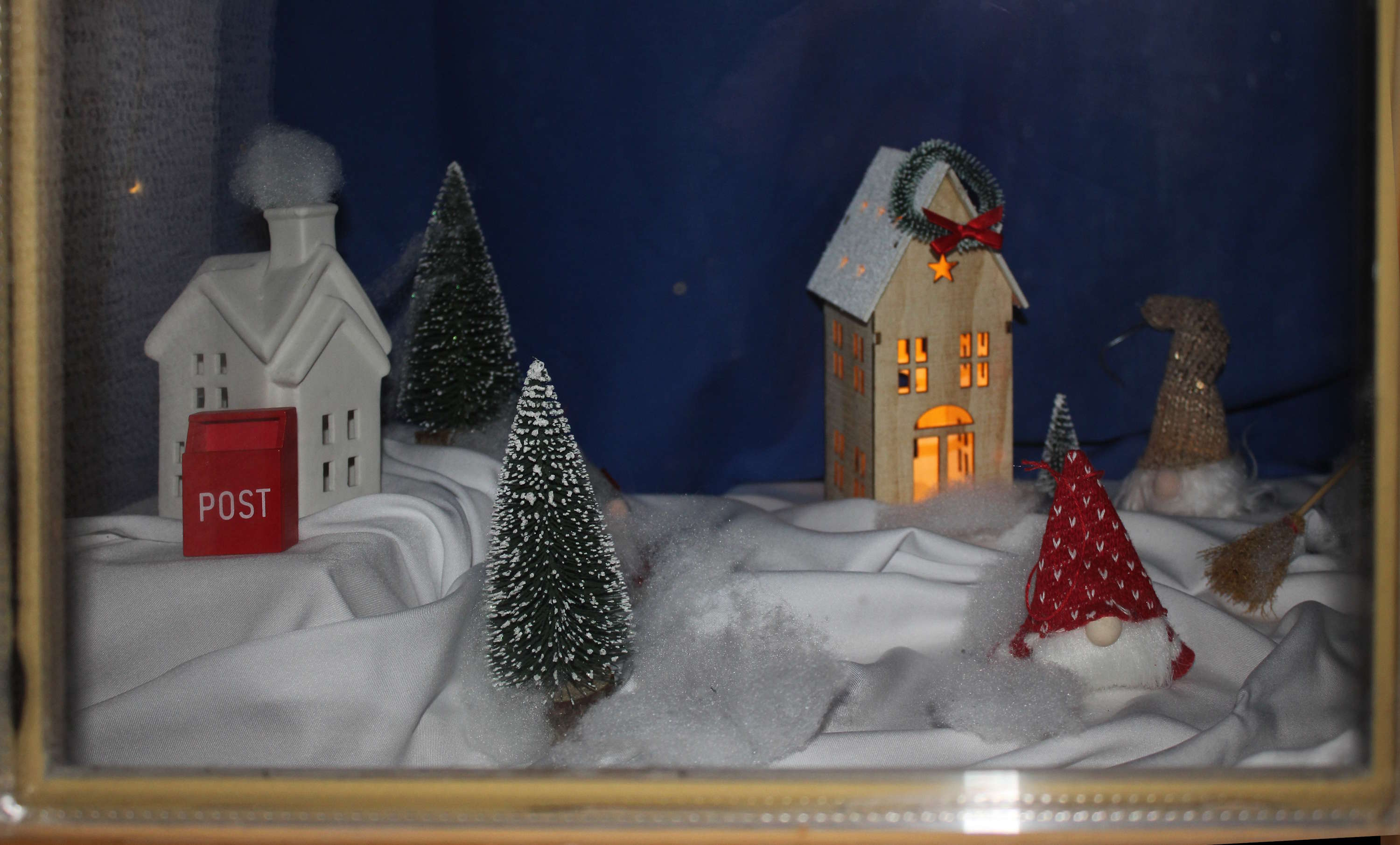 Dorf im Winter