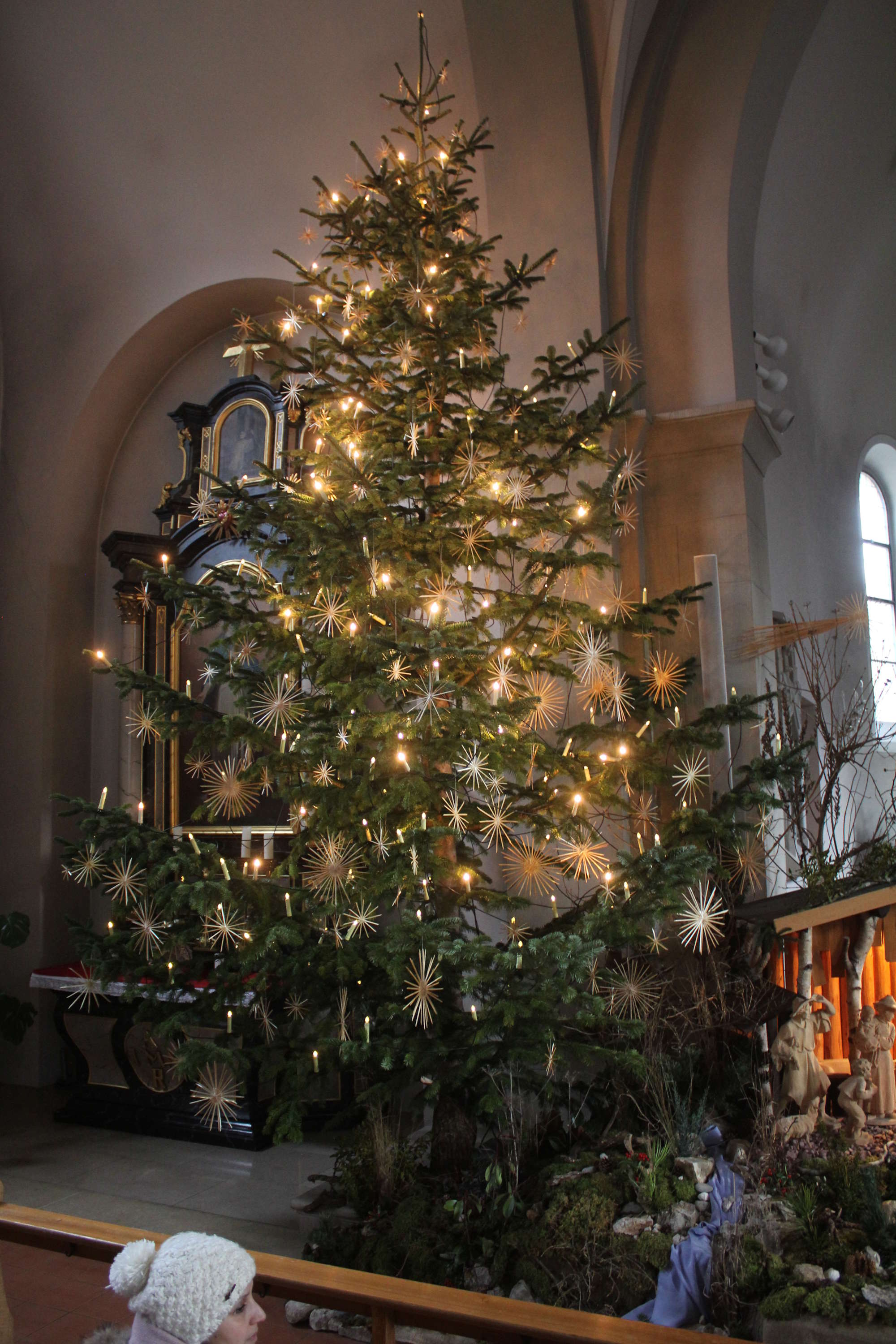 Weihnachtsbaum in der Kirche