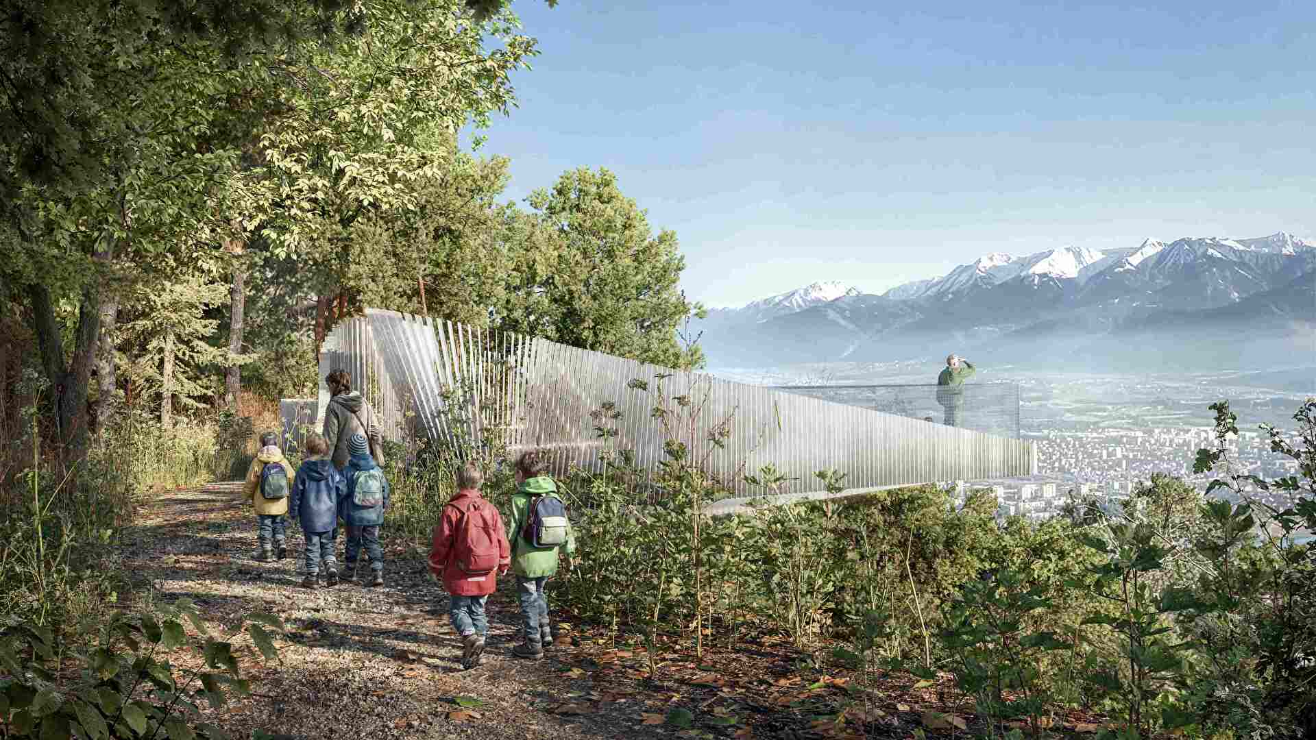 Die Plattform auf der Meldegg