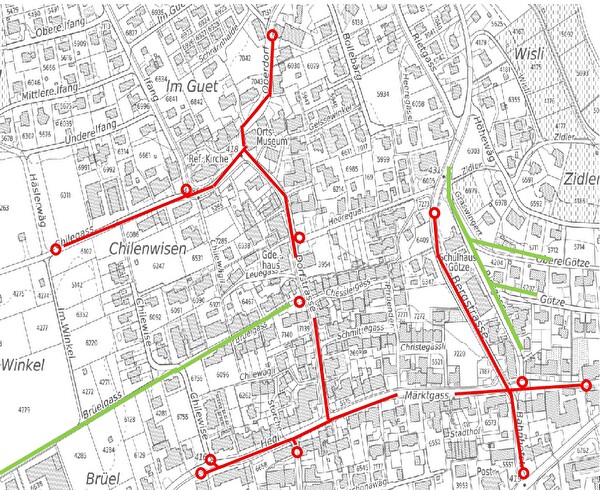 Temporäre Verkehrsanordnungen