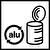 Aluminium und Stahlblech